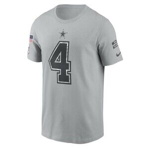 Size XL Nike Salute To Service Dak Prescott Dallas Cowboys Name/Number Shirt